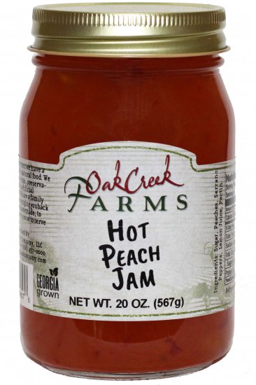 20 oz. Hot Peach Jam - Click Image to Close