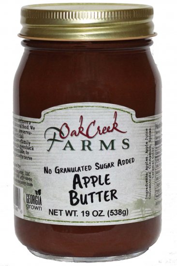 19 oz. Naturally Sweetened Apple Butter - Click Image to Close