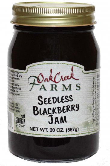 20 oz. Seedless Blackberry Jam - Click Image to Close