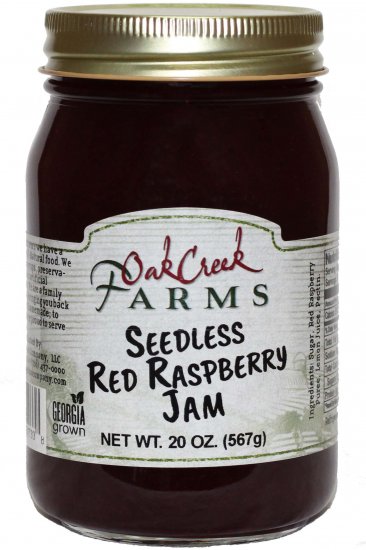 20 oz. Seedless Red Raspberry Jam - Click Image to Close