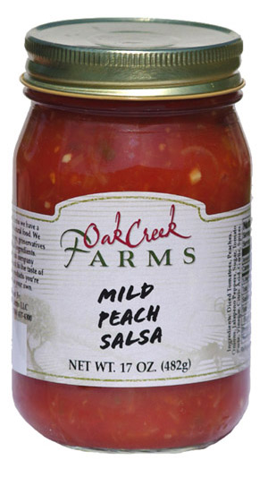 17 oz. Mild Peach Salsa - Click Image to Close