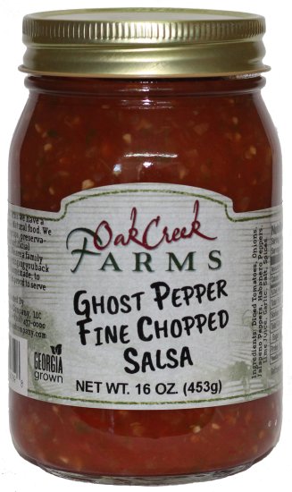 16 oz. Ghost Pepper Fine Chopped Salsa